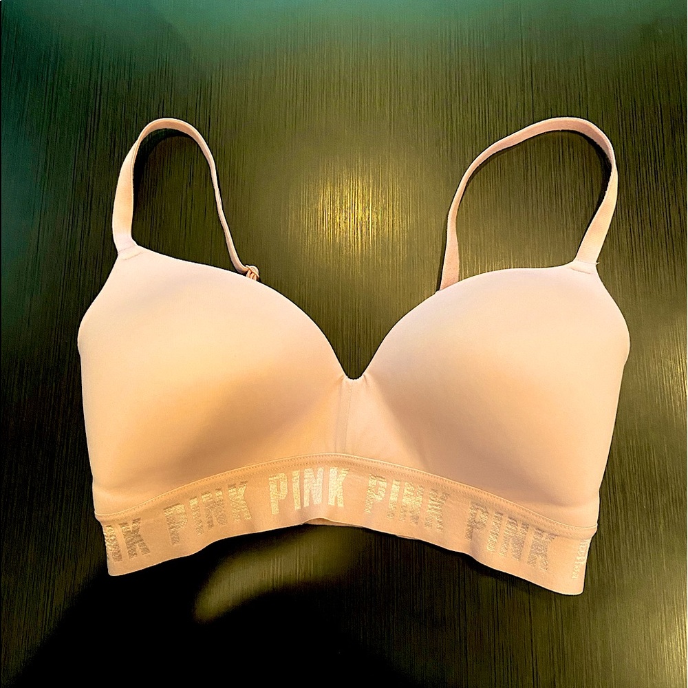 Pink Victoria’s Secret Pink Wireless Lightly Lined Bra 32DD